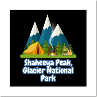 Shaheeya Peak, Glacier National Park Posters and Art